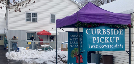 Order fresh local food though the Oxford Farmers’ Market's Online Marketplace for curbside pickup